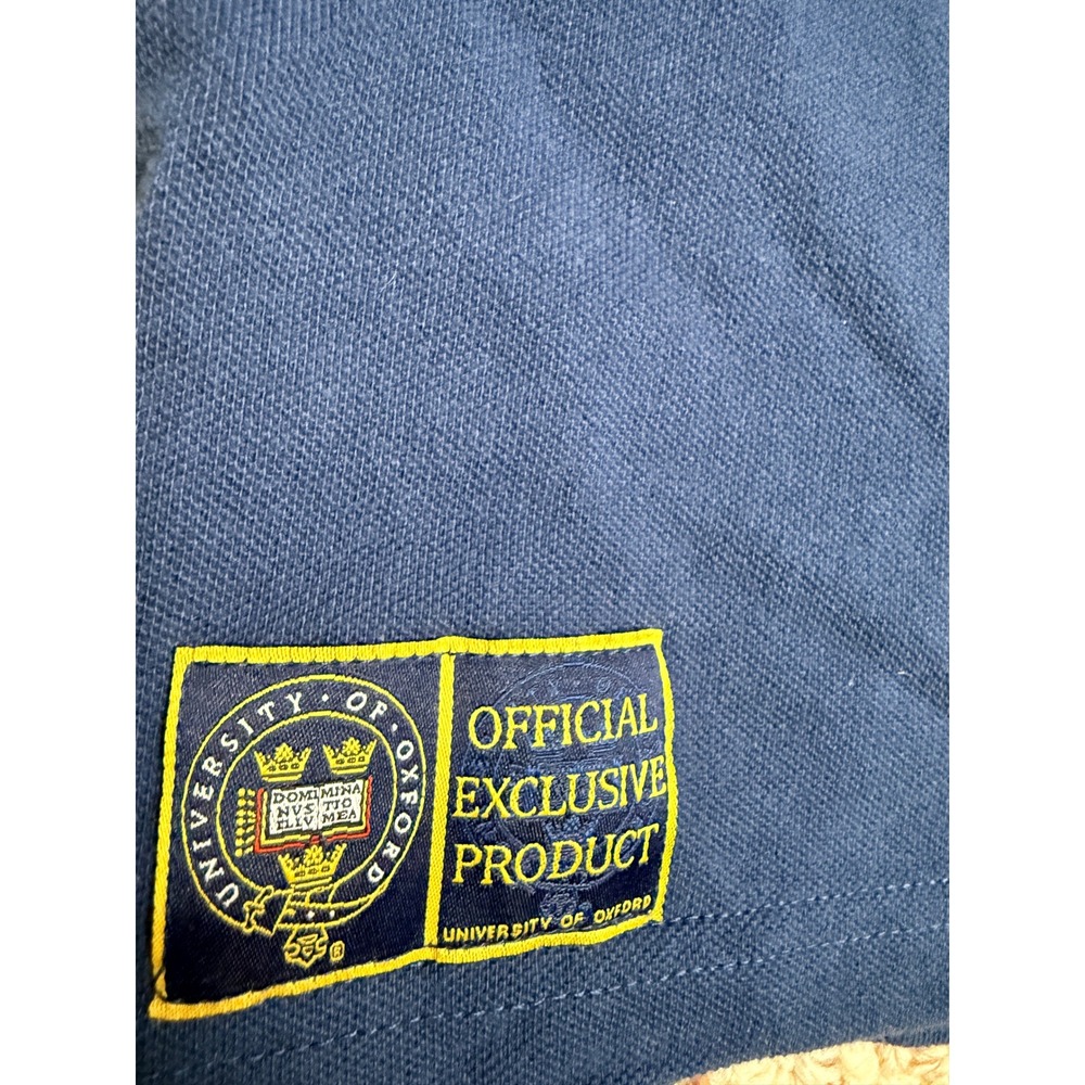 University of Oxford Kids Navy Blue Polo Shirt Size 8-9Y Official - BC - Picture 3 of 9